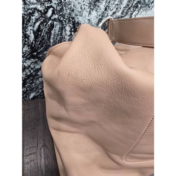 ALLSAINTS Captain Tote N/S Leather Nude Pink Large with Pouch - Picture 8 of 16